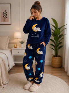 PIJAMA BORDADO PELUCHE DAMA (ART.1806) en internet