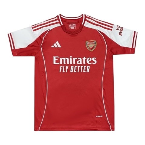 Camisa Arsenal I 25/26 - Torcedor Adidas Masculina - Vermelha e branca