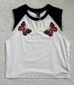 Musculosa bordada Forever 21