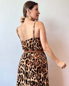 Vestido Alça - Animal Print - THAÊ