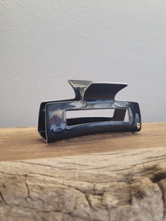 Prendedor de Cabelo Acrílico - Preto