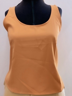 Regata Decote U - Caramelo - comprar online