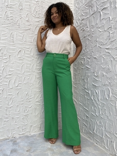 Calça Reta Liocel - Verde