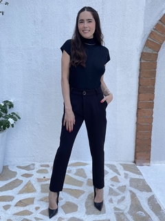 Blusa Mg Ampla - Preta