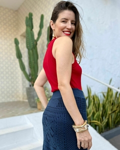 Regata Canelada - Vermelho na internet