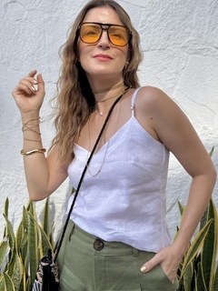 Regata Alça Day - Branco - comprar online