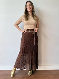 Blusa Canelada - Bege - THAÊ