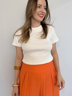 Blusa Canelada - Off White - comprar online