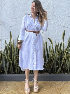 Chemise Linho Ana - Branco - comprar online