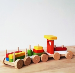 TREN con encastres y ensartado en internet