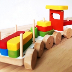 TREN con encastres y ensartado - comprar online
