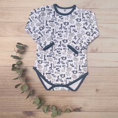 body estampado (selva azul)