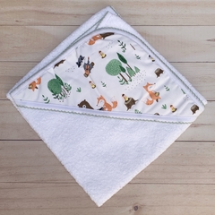 toallón con picot (bosque verde)
