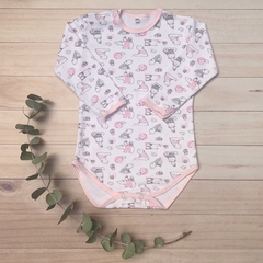 body estampado (oso rosa)
