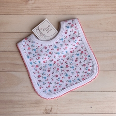 Babero Flor Salmón y turquesa Estampada - comprar online