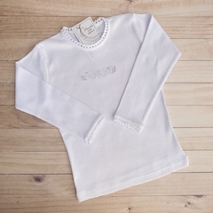 CAMISETA bordada (blanca) - comprar online