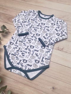 body estampado (selva azul) - comprar online
