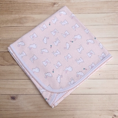 manta de algodón (conejitos rosa) - comprar online