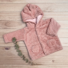 saco soft con orejitas (rosa viejo)