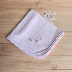 babita bordada (flor rosa) - comprar online
