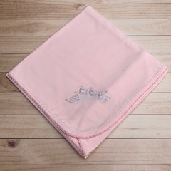 manta de algodón (patitos rosa) - comprar online