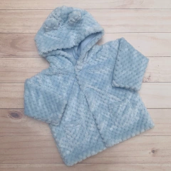 saco soft con orejitas (celeste)