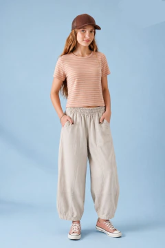 Pantalon Capri Lino