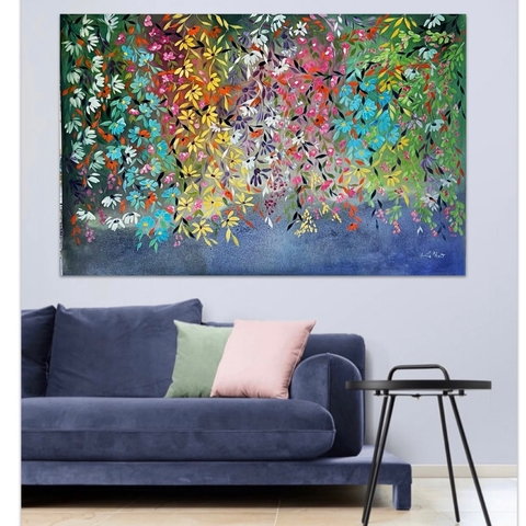 “Vivir en Primavera” oleo 80x120 - S22 3