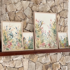 “Campestre” con pajaritos - Lucila Marot