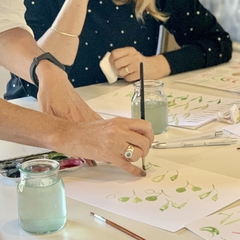 Clases Regulares de Pintura en Acuarela & Ceramica