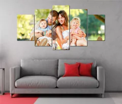 Quadro Mosaico 5 Peças Personalizado Com Sua Imagem - loja online