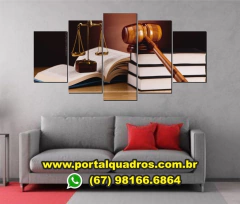 Quadro Mosaico 5 Peças Direito 4