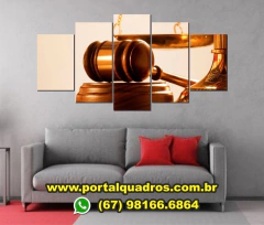 Quadro Mosaico 5 Peças Direito 8