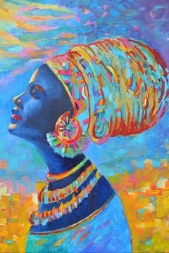Quadro Decorativo Afro 9