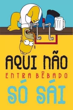 Quadro Bebidas 260 Simpsons Frases - comprar online
