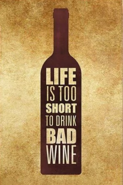 Quadro Bebidas 292 Vinho Frases - comprar online