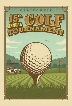 Quadro Decorativo Esportes 2 Golf