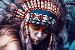 Quadro Indian Indigena 19