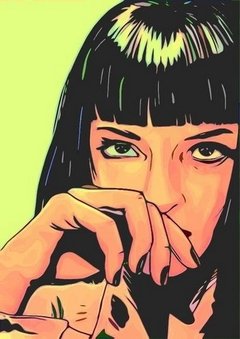 Quadro Pulp Fiction Filme Tarantino 5