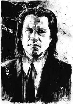Quadro Pulp Fiction Filme Tarantino 9 - comprar online
