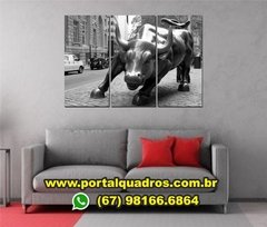 Quadro Mosaico 3 Peças Wall Street 1
