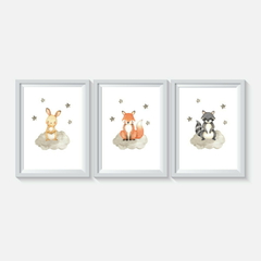 TRIO DE QUADROS CÉU-VA