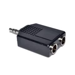 Adaptadora Plug 3.5 St a 2 Jack 6.5 St