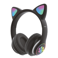 Auriculares Vincha BT Soul Party Cat LED - Arte Digital