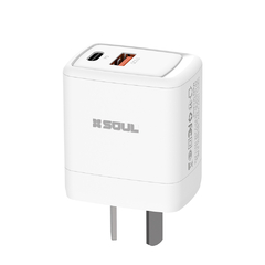 Cargador Rápido Soul QC 20W USB + C (Sin Cable) - comprar online