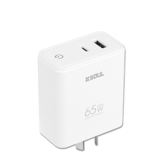 Cargador Rápido Soul QC 65W USB + C (Sin Cable) - comprar online