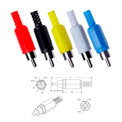 Imagen de Conector RCA Macho