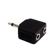 Adaptadora Plug 3.5 Mono a 2 Jack 3.5 Mono - comprar online