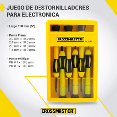 Set de Destornilladores Crossmaster en internet