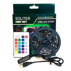 Tira LED 5050 Kit RGB 2 Mts USB Control